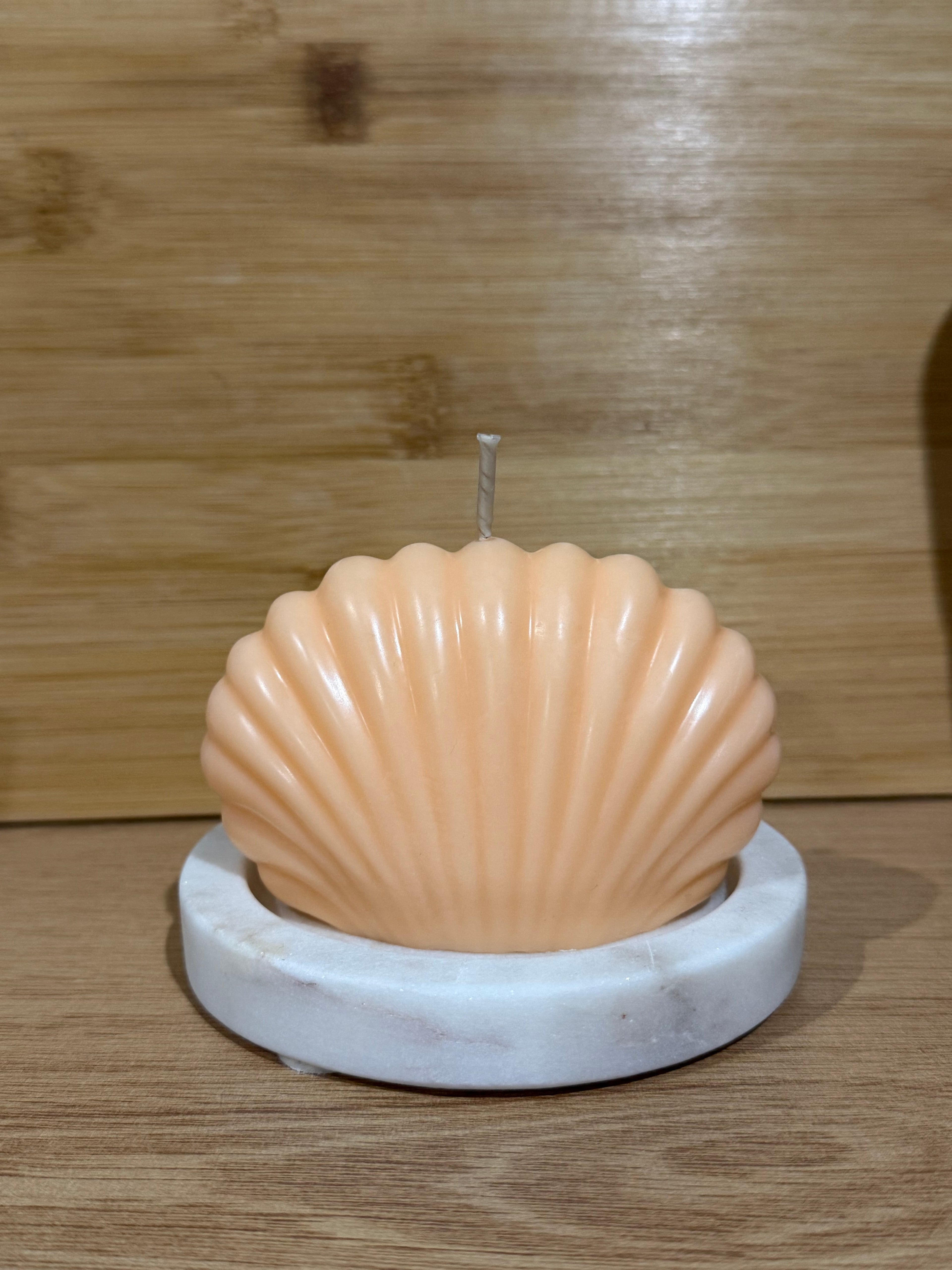 Shell Pillar Candle