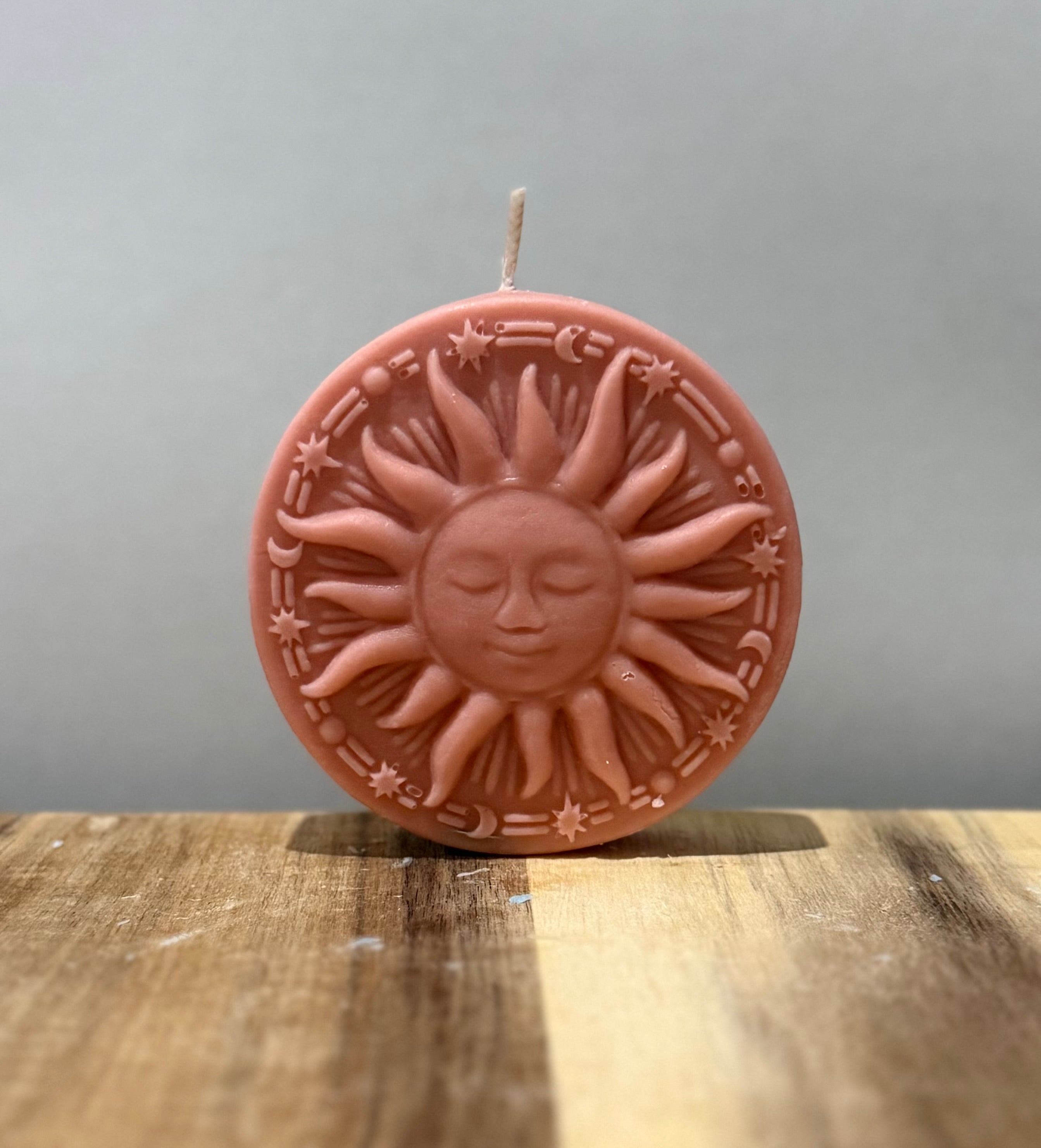 Rounded Sun Pillar Candle