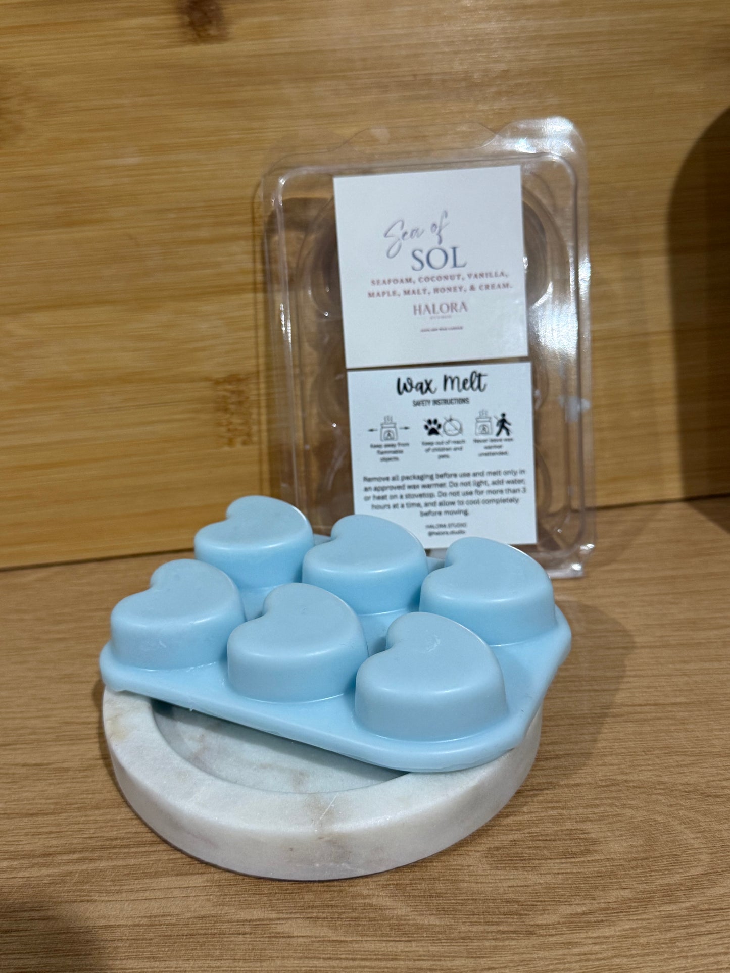 Large Hearts Wax Melts - 6pk