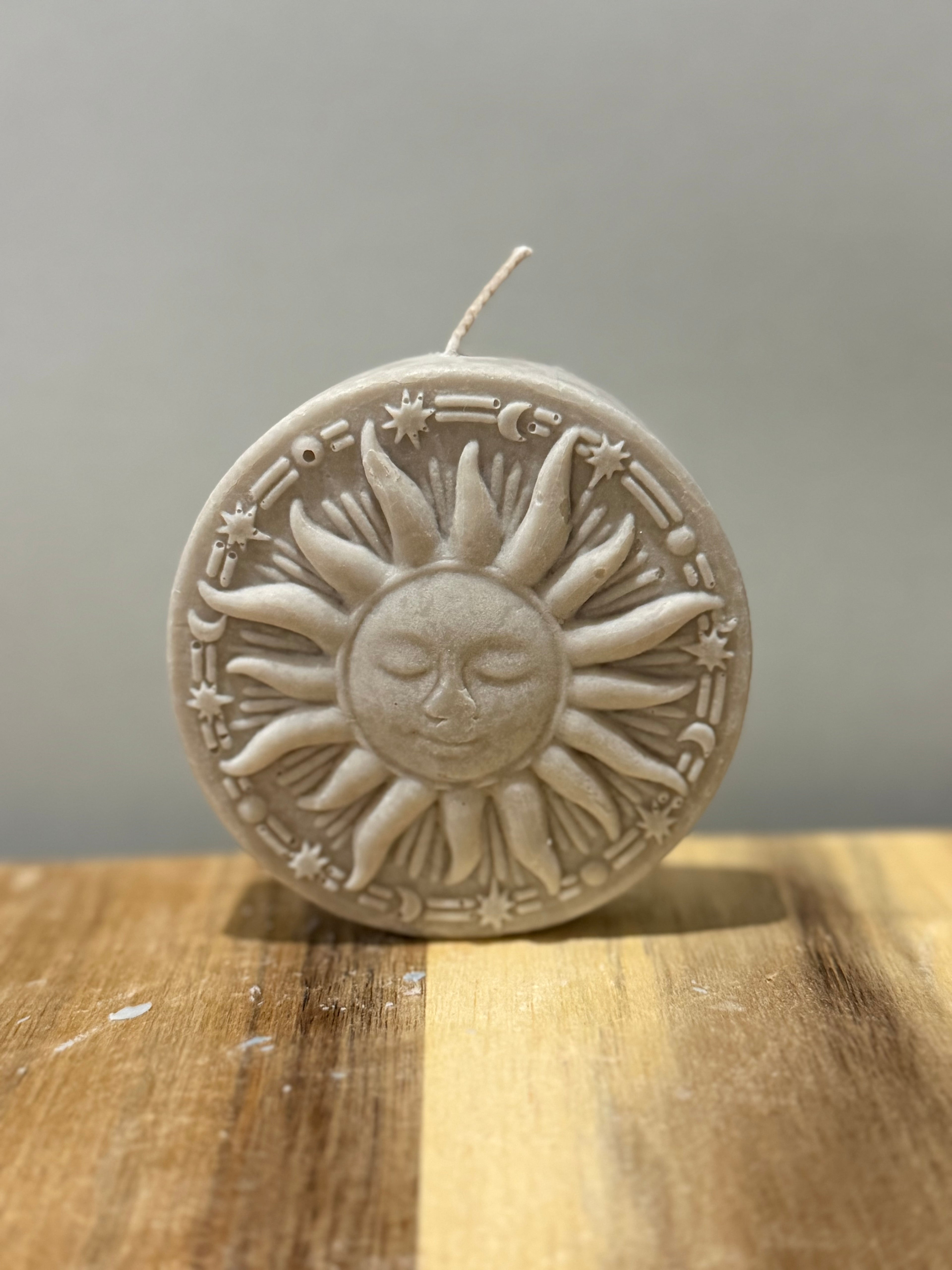 Rounded Sun Pillar Candle