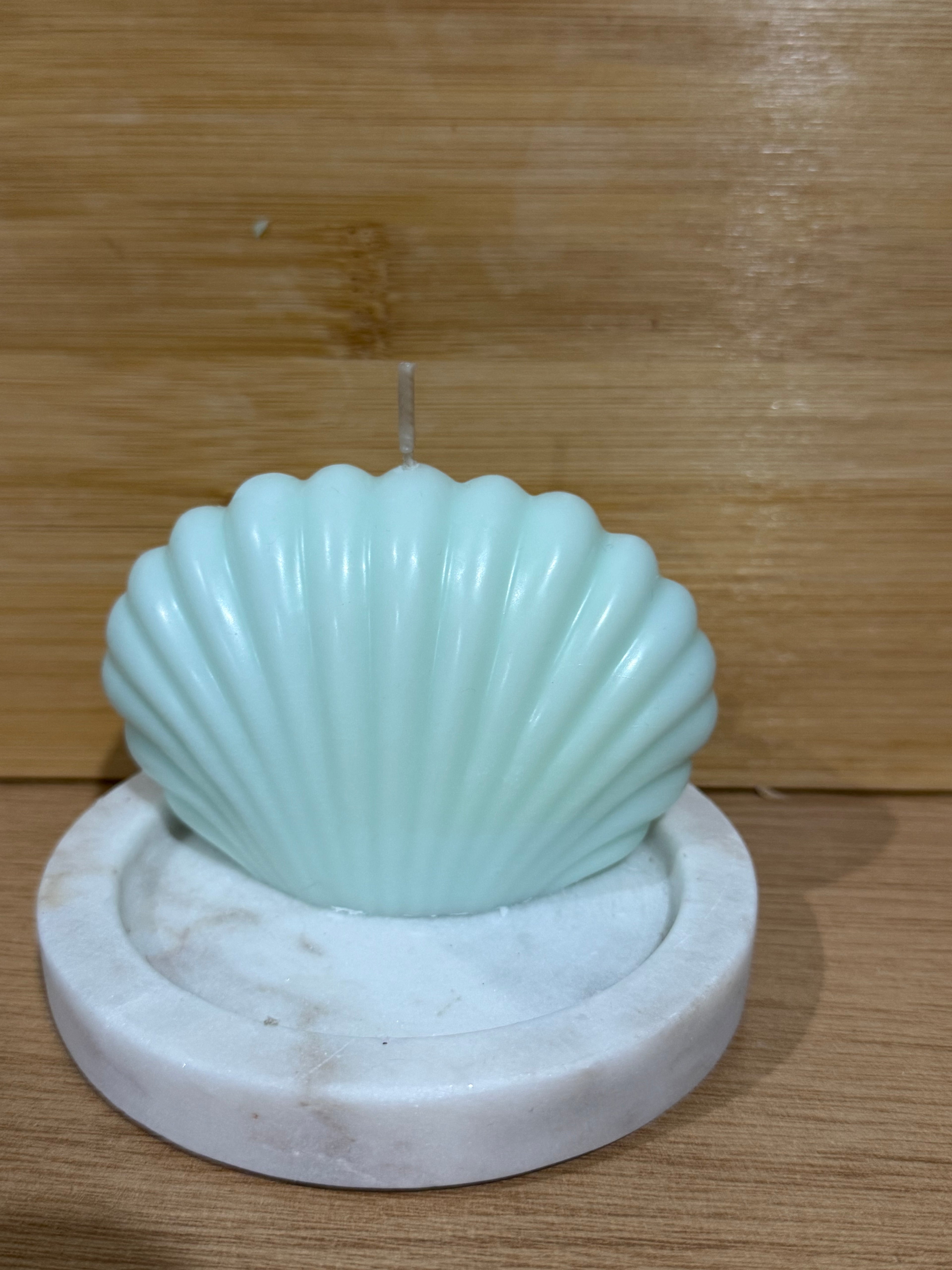 Shell Pillar Candle