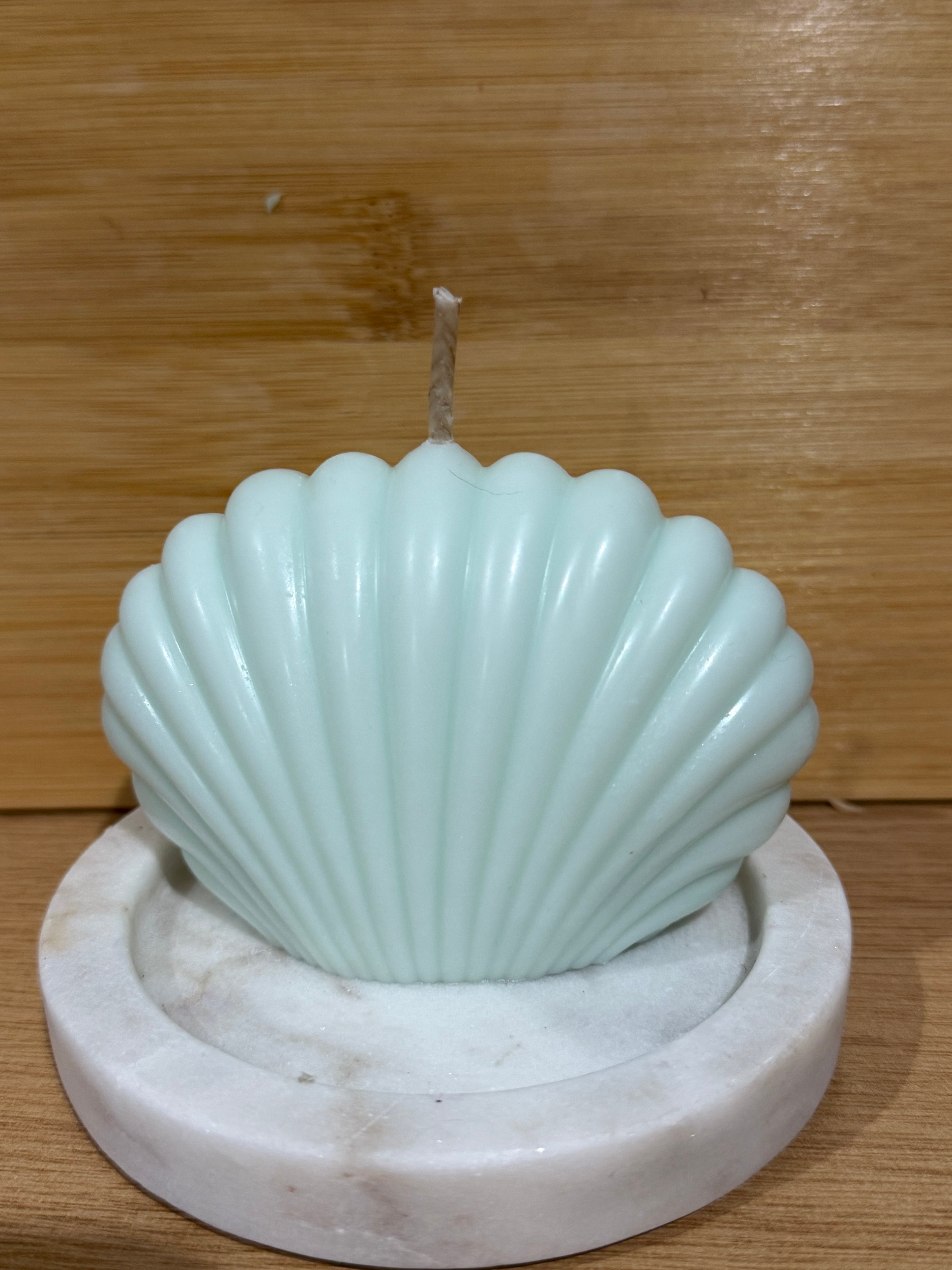 Shell Pillar Candle