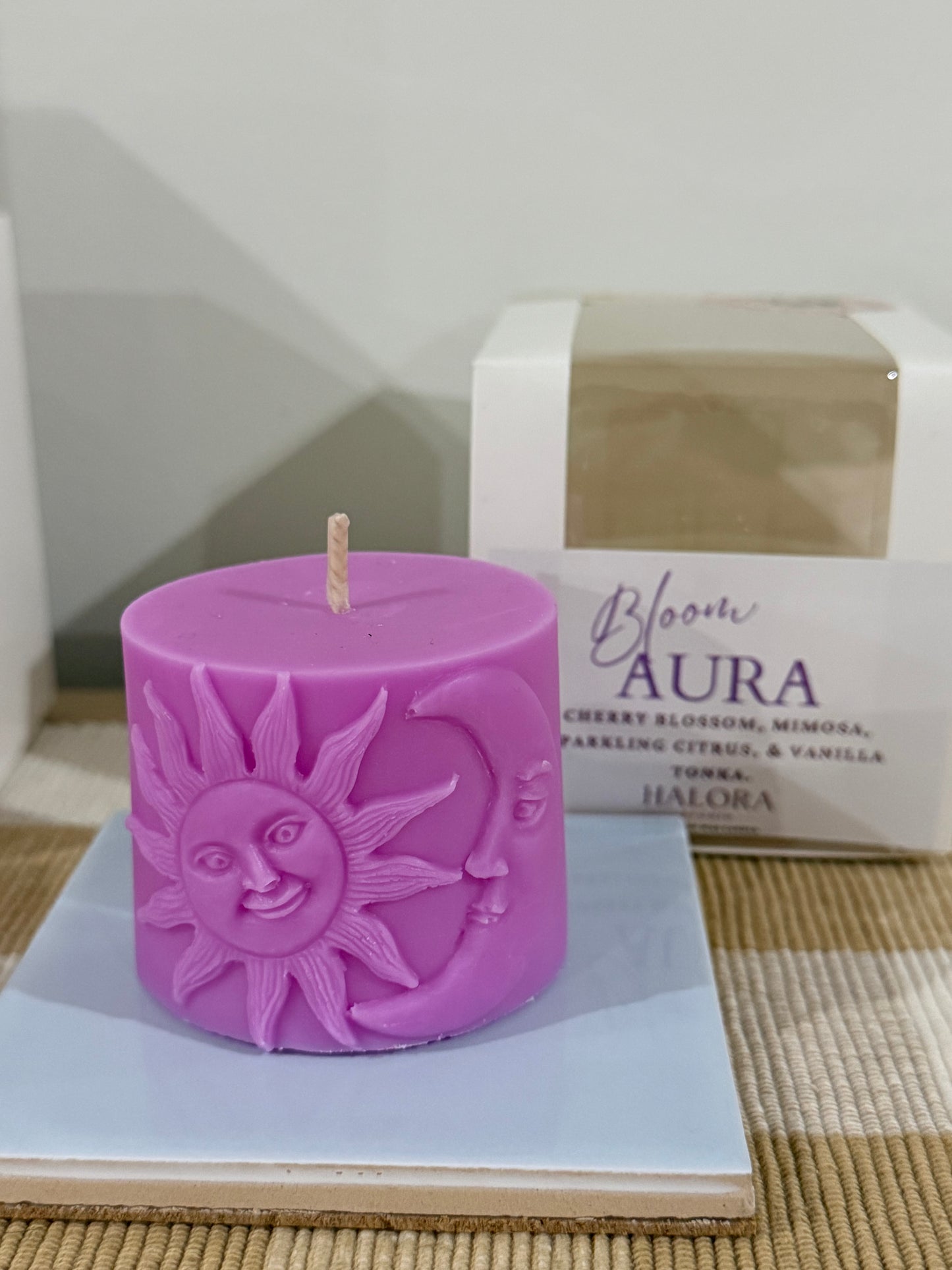 Sun & Moon Pillar Candle