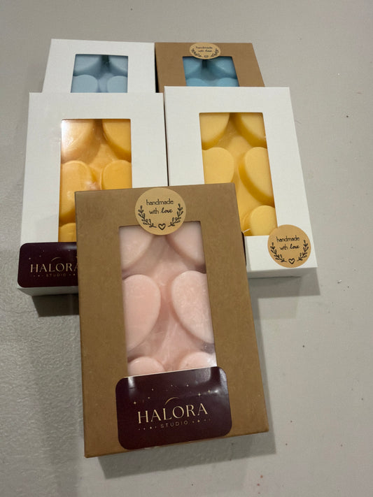 Boxed Large Heart Wax Melts - 6pk