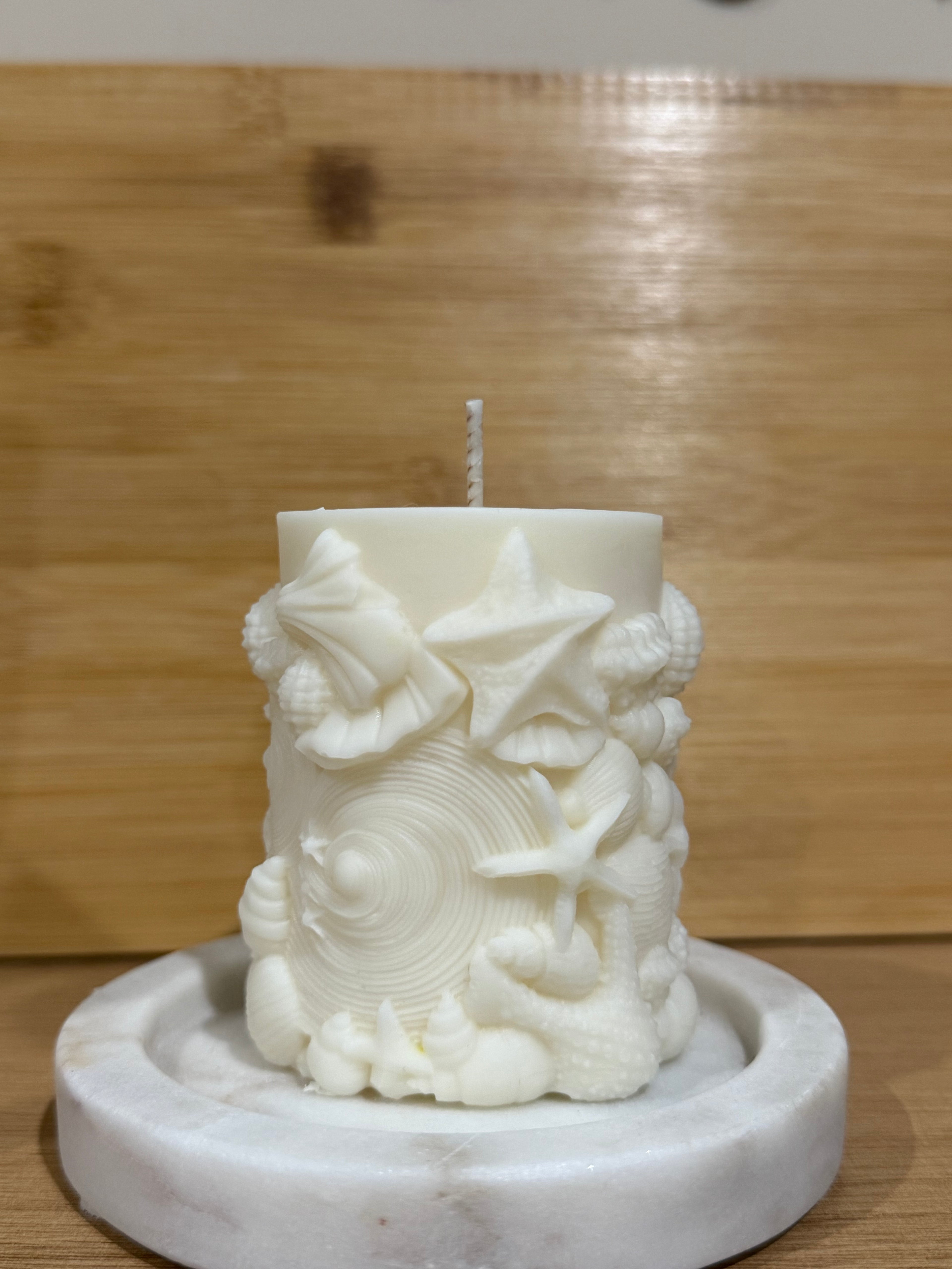 Beachside Pillar Candle