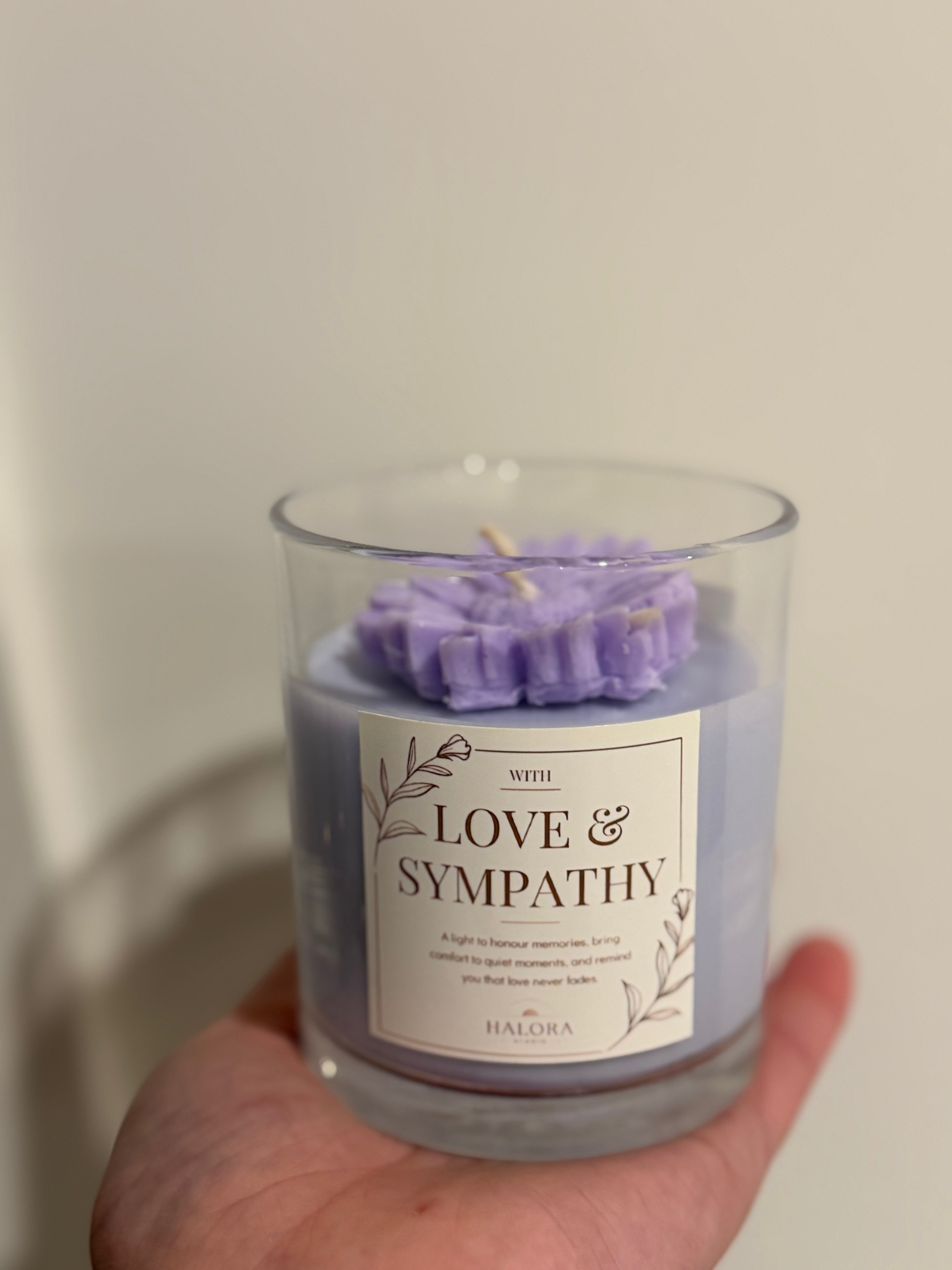 Love & Sympathy LUXE Candle Range
