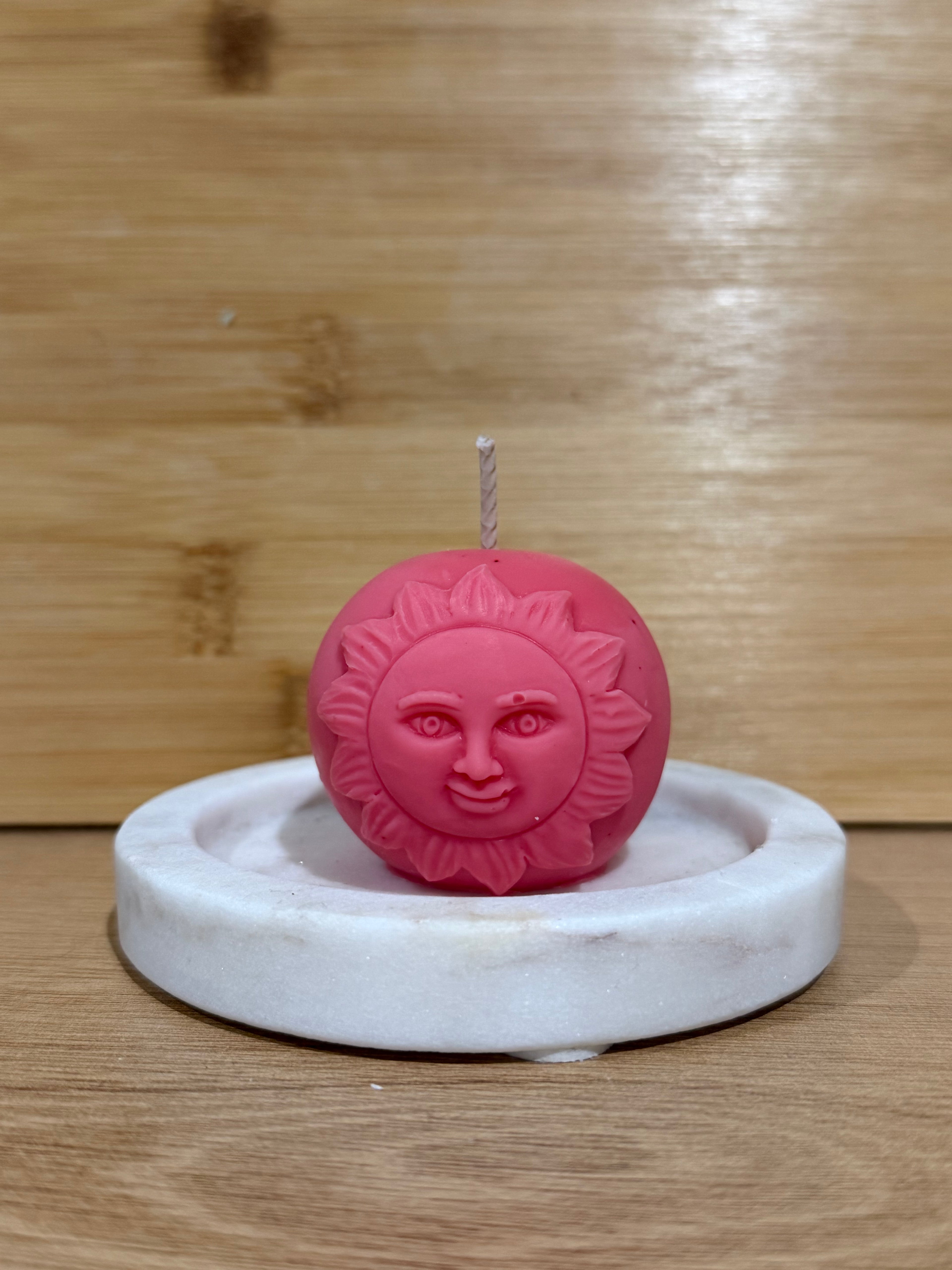 Sun & Moon Bauble Pillar Candle