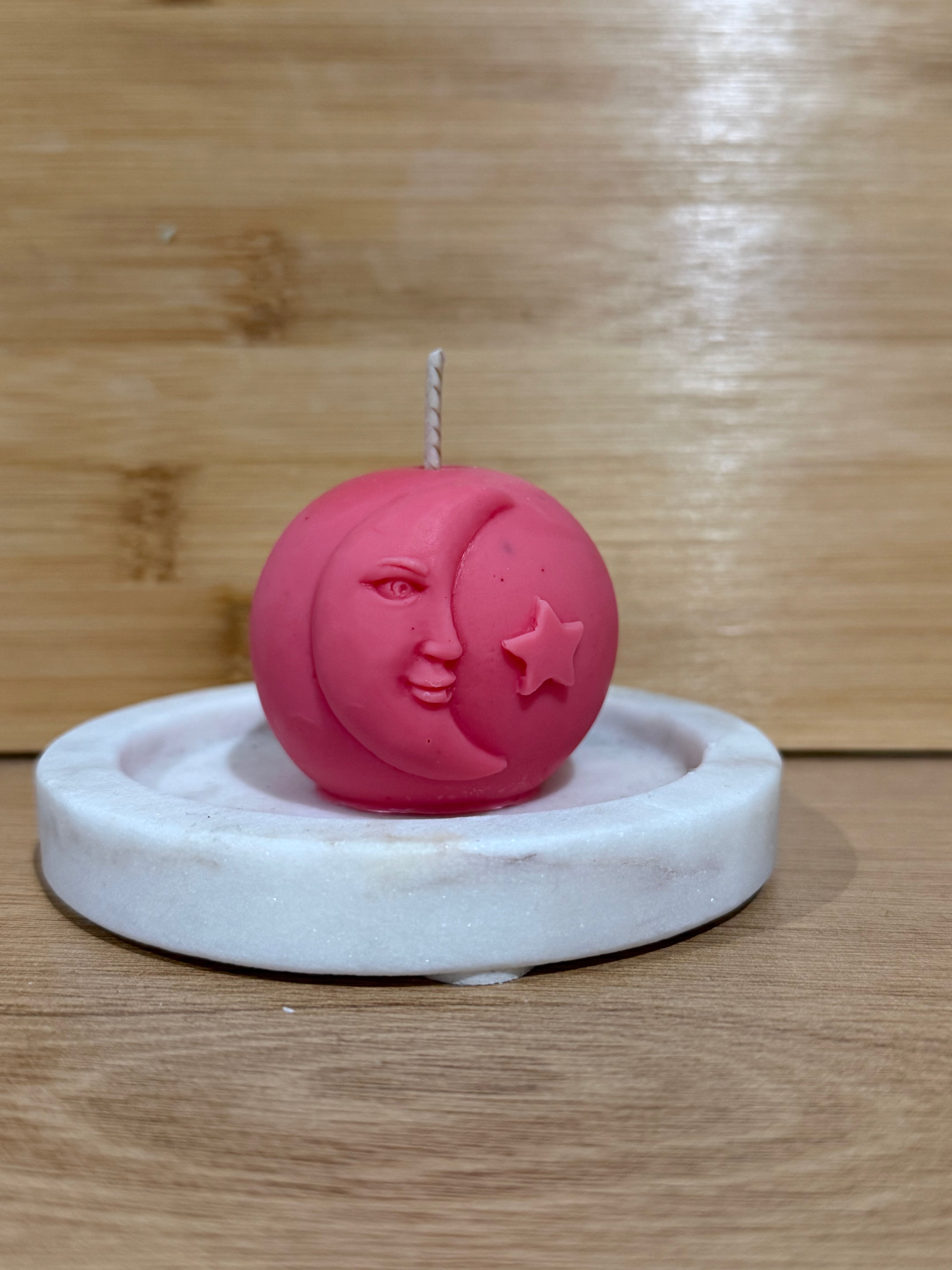 Sun & Moon Bauble Pillar Candle