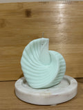 Wave Shell Pillar Candle