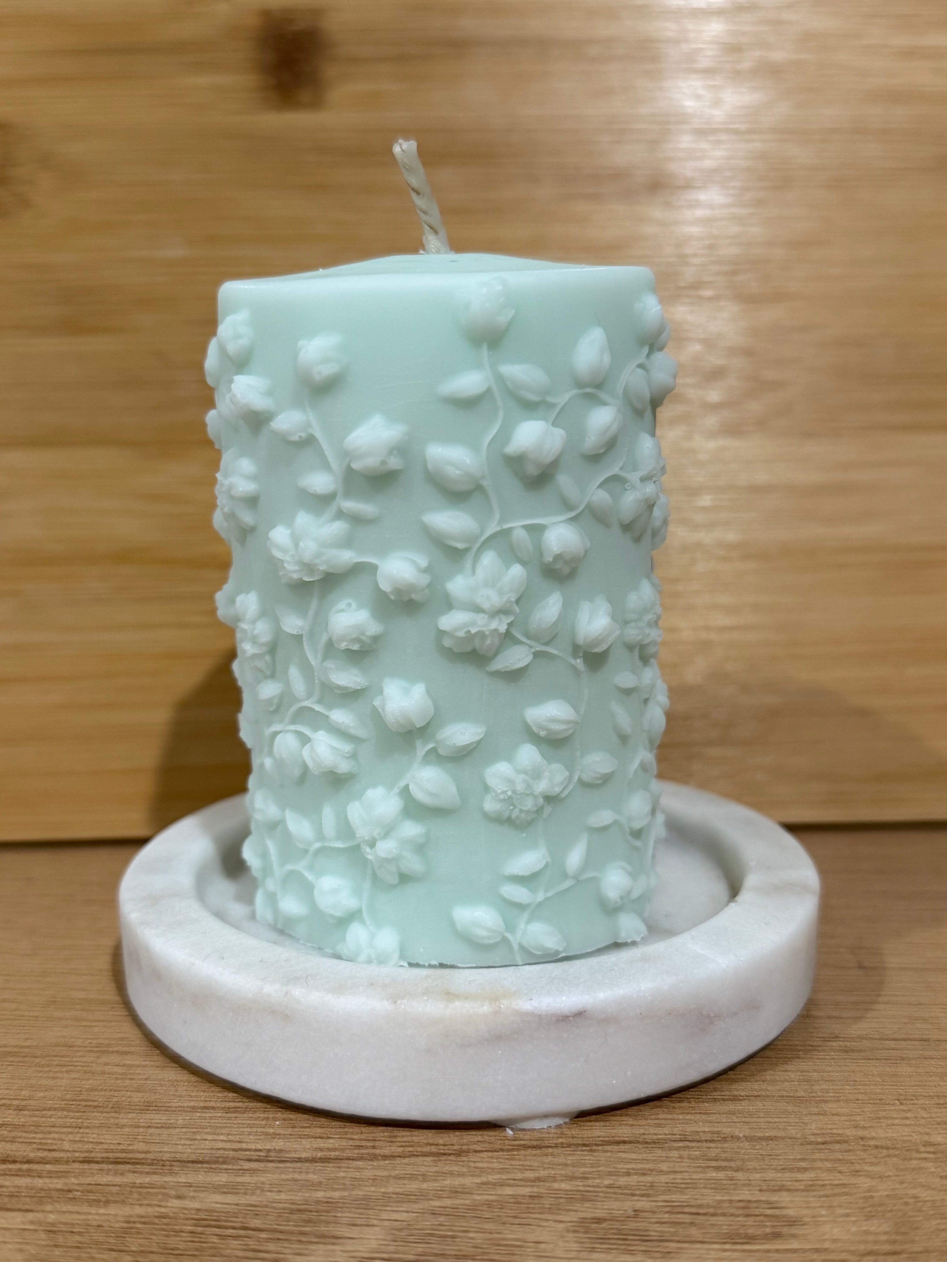 Boutique Florals Pillar Candle