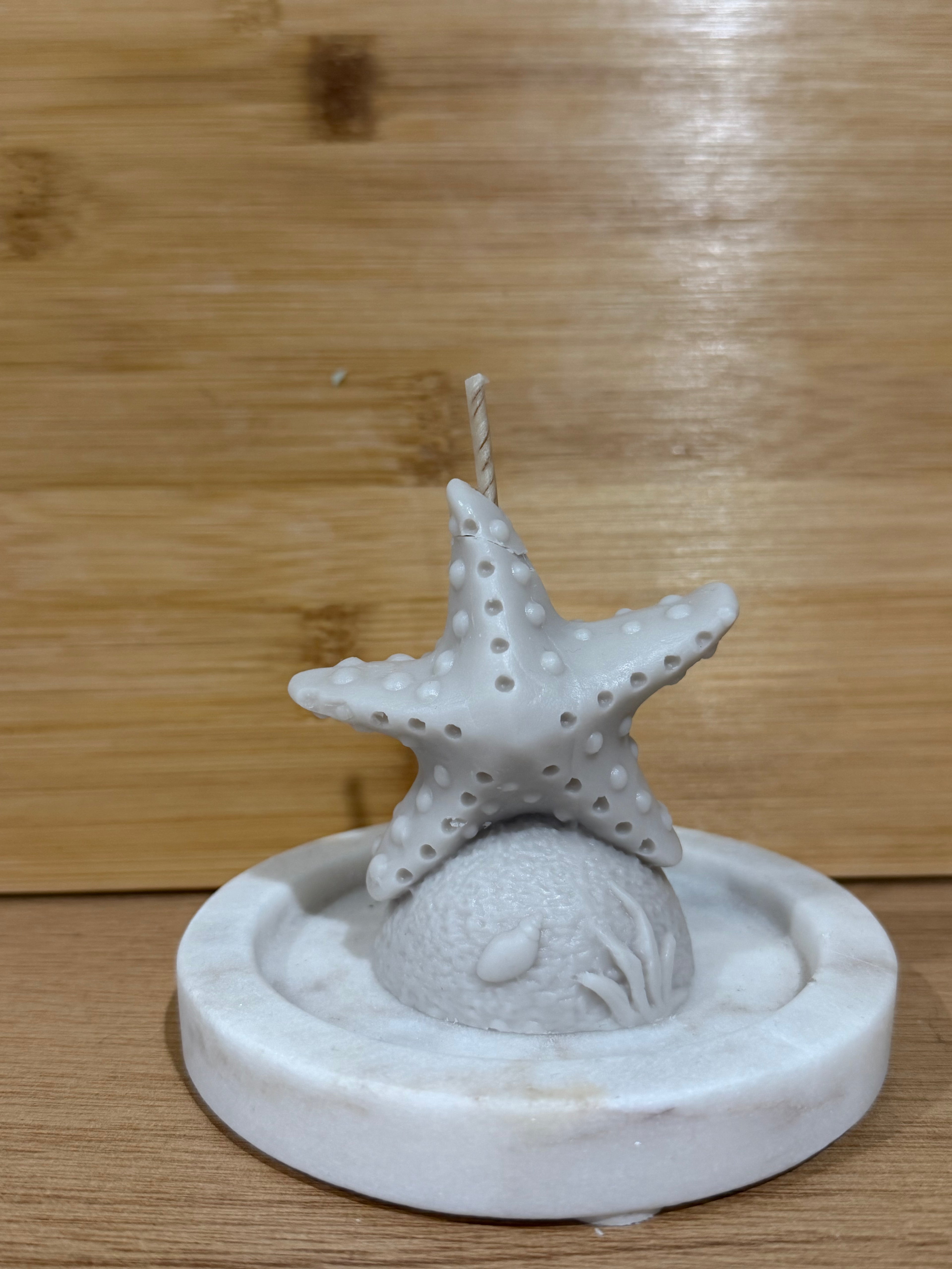 Starfish Pillar Candle
