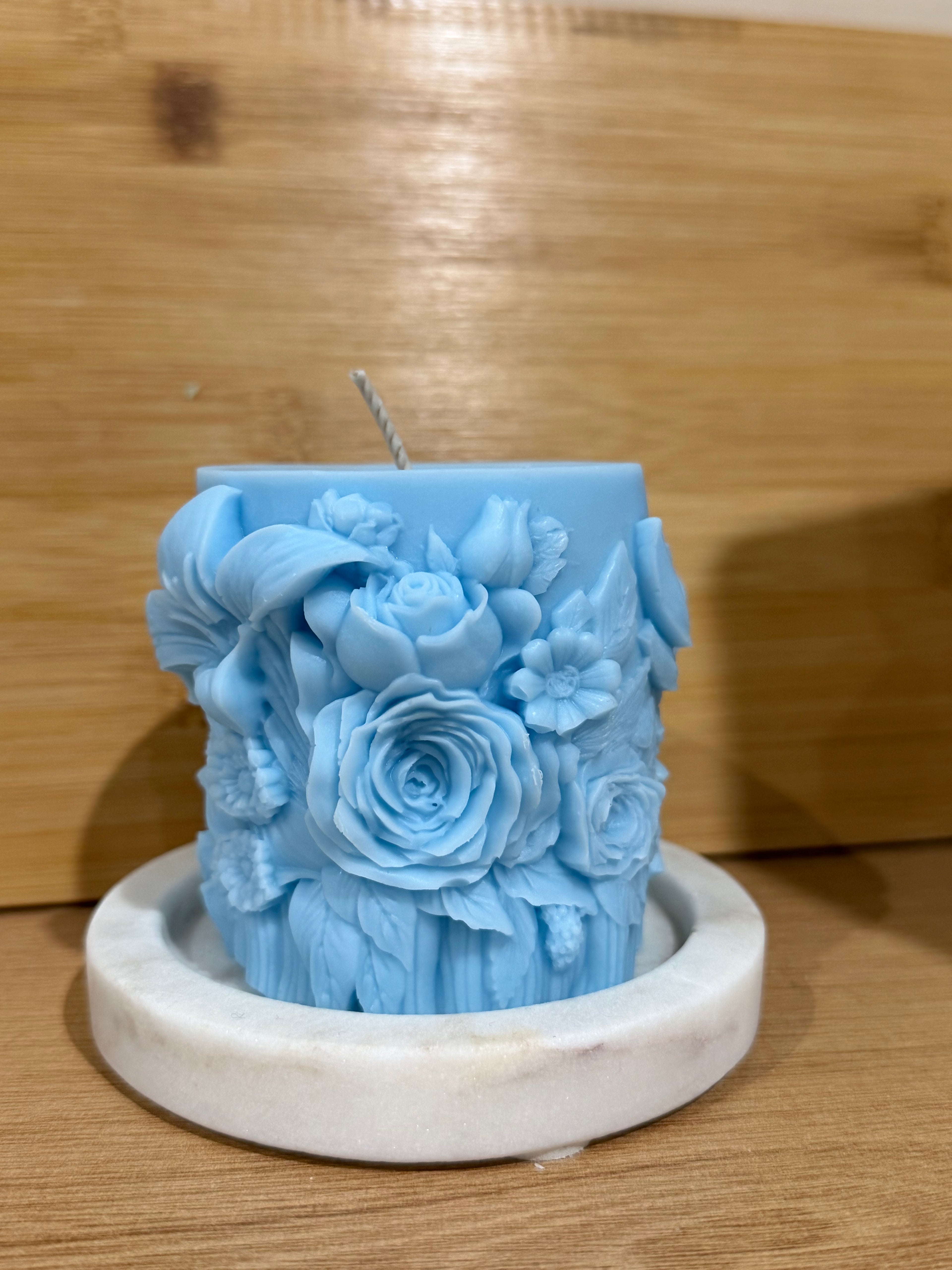 Garden Pillar Candle