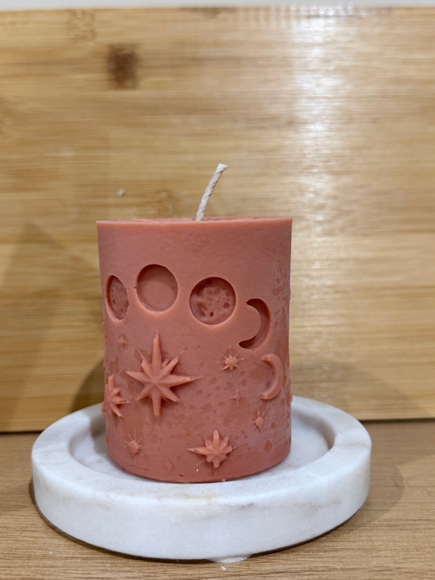 Moon Phases Pillar Candle