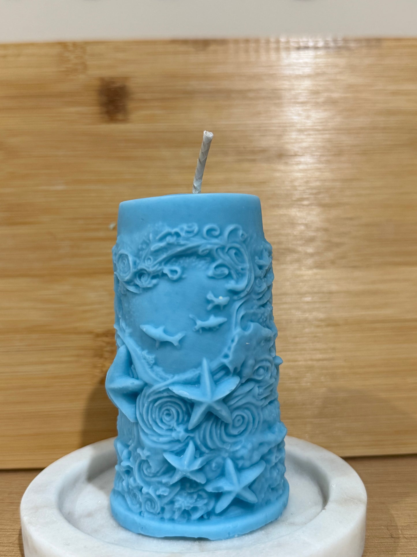 Medium Beach Pillar Candle