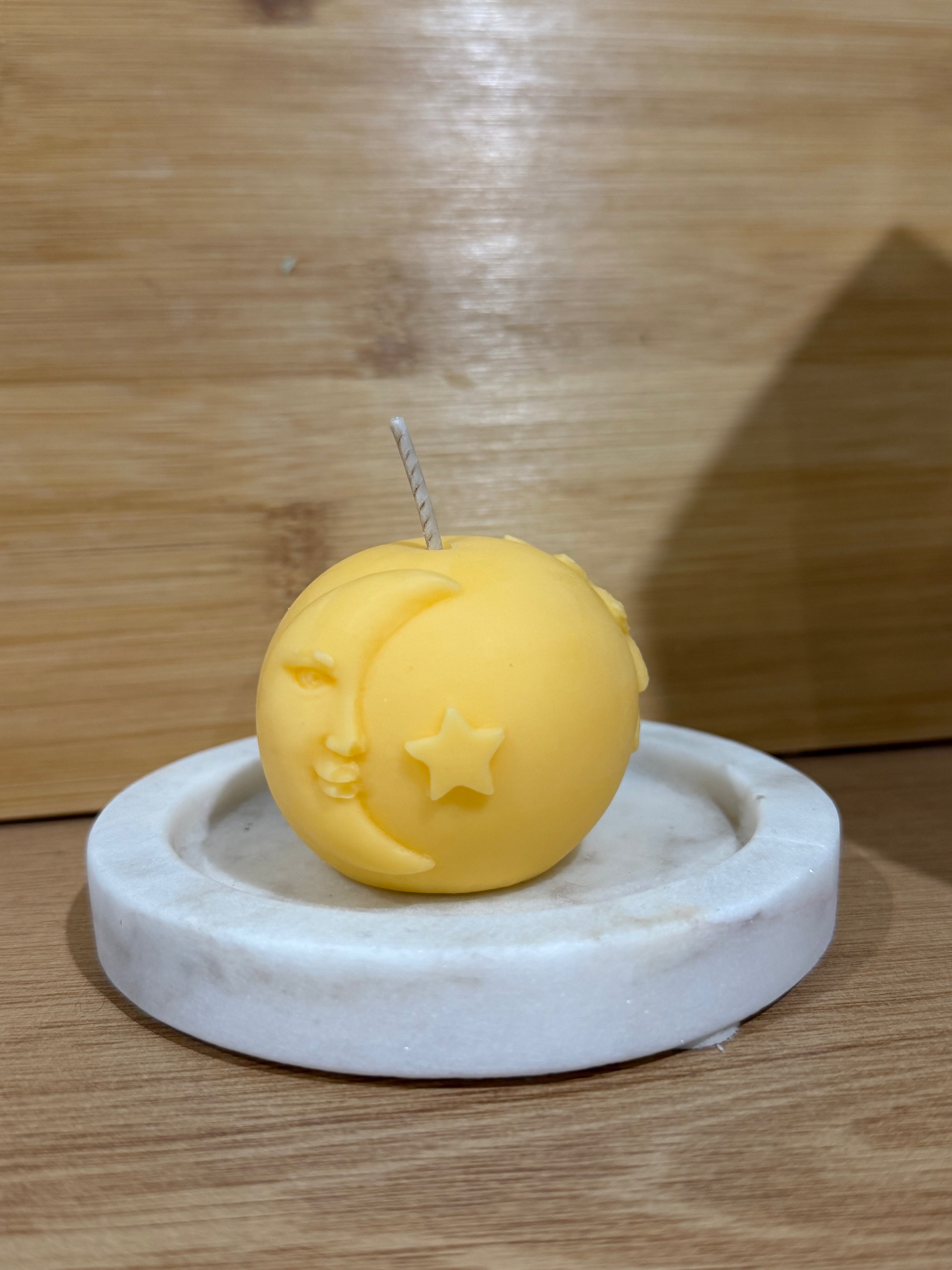 Sun & Moon Bauble Pillar Candle
