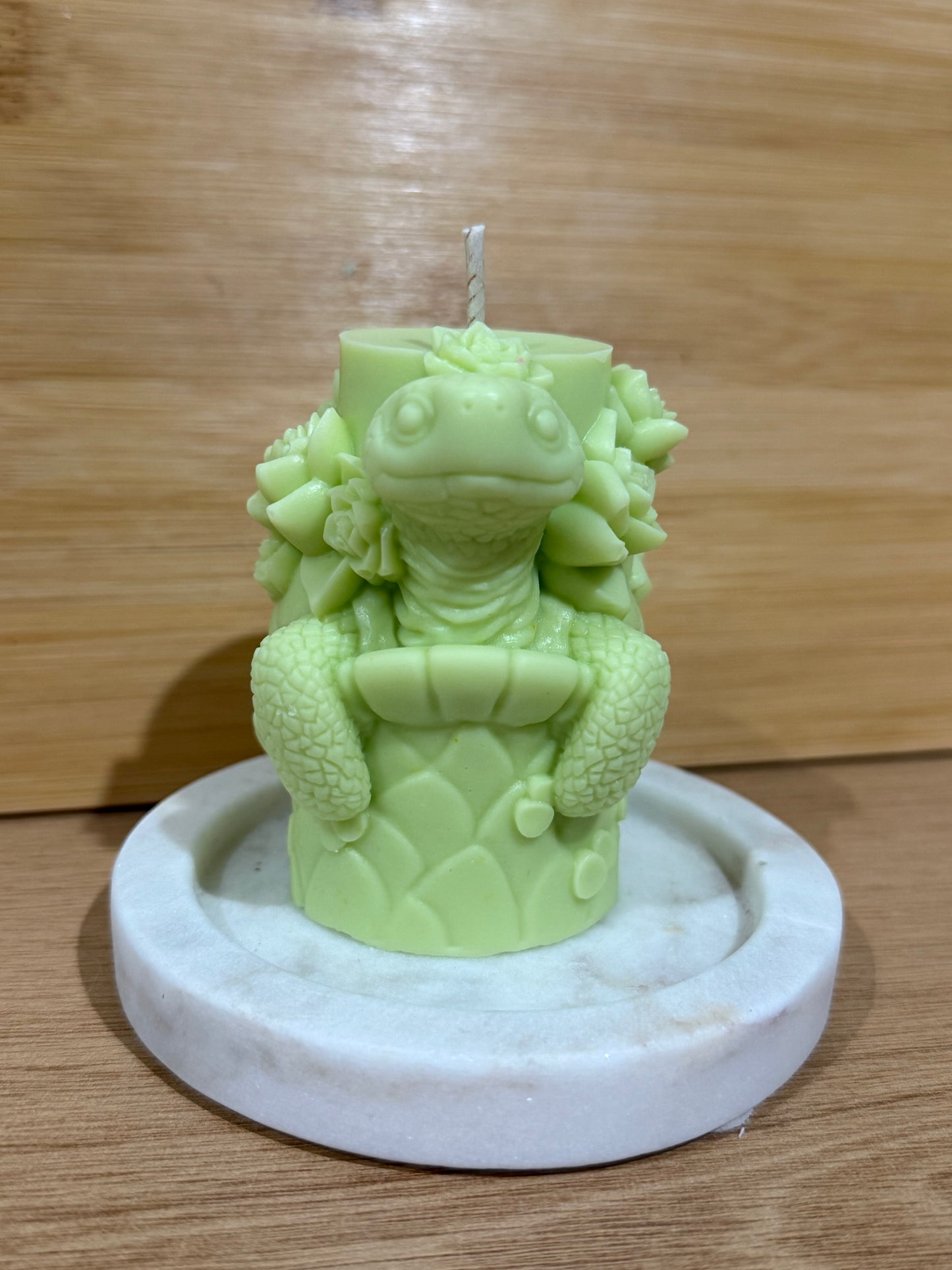 Turtle Pillar Candle