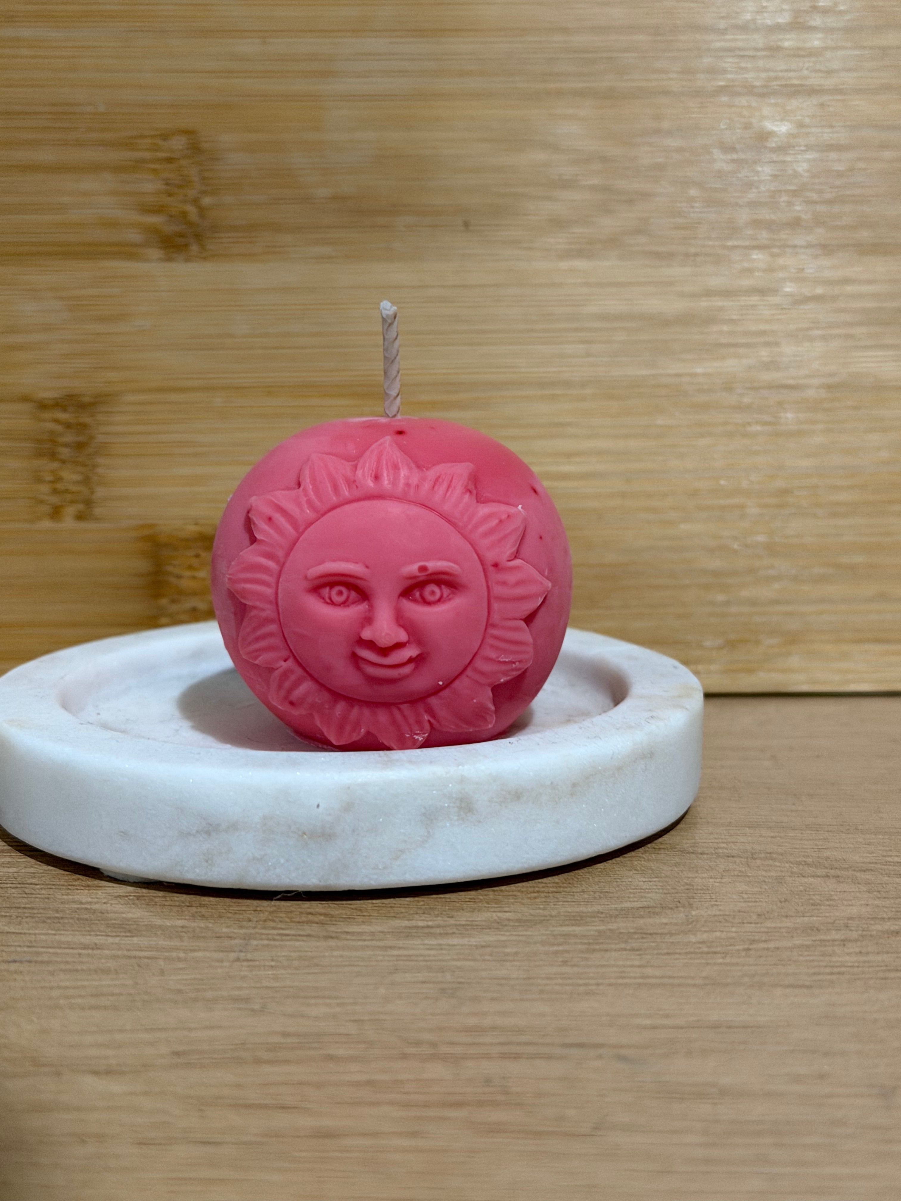 Sun & Moon Bauble Pillar Candle